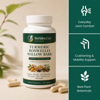 Strides Daily - Turmeric, Boswellia & Willow Bark