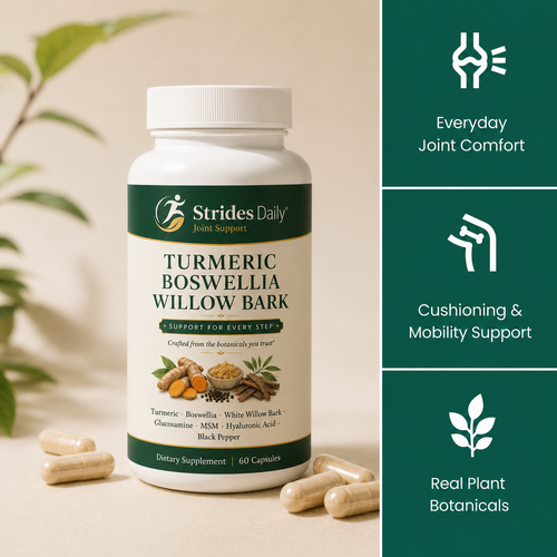 Strides Daily - Turmeric, Boswellia & Willow Bark